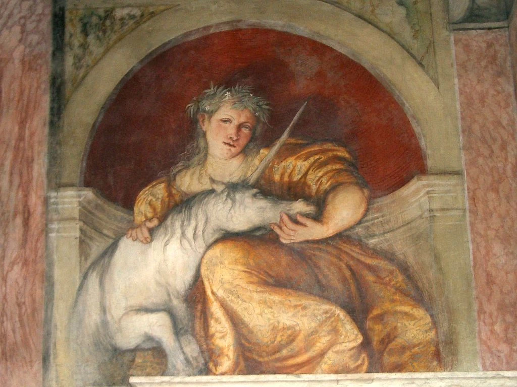 Il Romanino-82-La dama col liocorno-Castello di Belgioioso